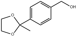 (4-(2-methyl-1,3-dioxolan-2-yl)phenyl)methanol Struktur