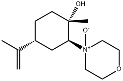 Cyclohexanol, 1-methyl-4-(1-methylethenyl)-2-(4-oxido-4-morpholinyl)-, (1S,2S,4R)- Structure