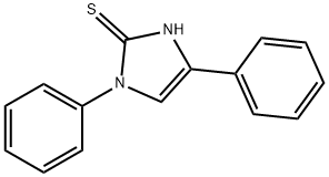 1,3-Dihydro-1,4-diphenyl-2H-imidazole-2-thione, 79220-94-3, 结构式