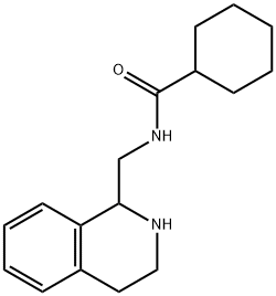 N-[(1,2,3,4-tetrahydro-1-isoquinolinyl)methyl]cyclohexanecarboxamide