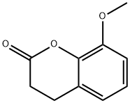 8-Methoxychroman-2-one Struktur