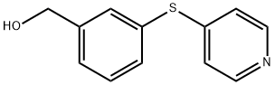 3-(4-pyridinylthio)Benzenemethanol Struktur