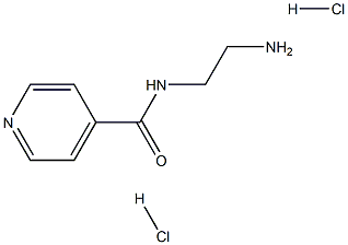 N-(2-Aminoethyl)-4-pyridinecarboxamide 2HCl 结构式