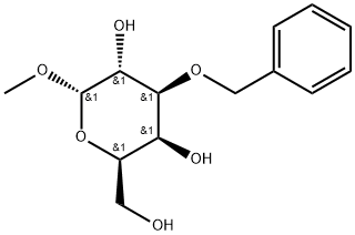 甲基 3-O-(苯基甲基)-ALPHA-D-吡喃半乳糖苷, 81371-52-0, 结构式