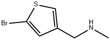 5-溴-N-甲基-3-噻吩甲胺,814255-84-0,结构式