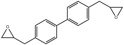 4,4'-bis(oxiran-2-ylmethyl)-1,1'-biphenyl Struktur
