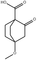 4-甲氧基-2-氧代双环[2.2.2]辛烷-1-甲酸,81687-89-0,结构式