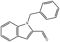 1-ベンジル-1H-インドール-2-カルバルデヒド 化学構造式