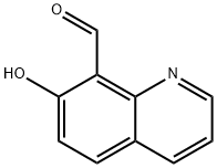 7-hydroxyquinoline-8-carbaldehyde Struktur