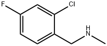 1-(2-氯-4-氟苯基)-N-甲基甲胺, 823188-81-4, 结构式