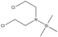 2-chloro-N-(2-chloroethyl)-N-trimethylsilyl-ethanamine Structure