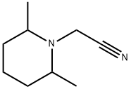 2-(2,6-二甲基哌啶-1-基)乙腈, 825-28-5, 结构式