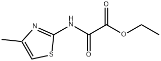 Ethyl 4-Methylthiazol-2-ylcarbamoylcarboxylate Struktur