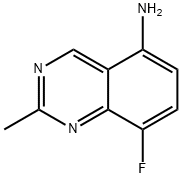 8-fluoro-2-methylquinazolin-5-amine,825654-53-3,结构式