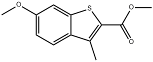 methyl 6-methoxy-3-methylbenzo[b]thiophene-2-carboxylate Structure