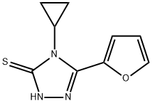4-cyclopropyl-5-(furan-2-yl)-4H-1,2,4-triazole-3-thiol|