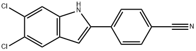 835595-17-0 4-(5,6-dichloro-1H-indol-2-yl)benzonitrile