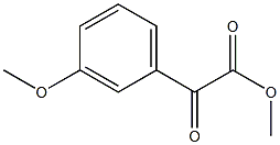 2-(3-甲氧基苯基)-2-氧代乙酸甲酯, 83585-22-2, 结构式
