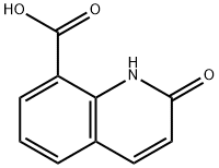 2-氧代-1,2-二氢喹啉-8-羧酸 结构式