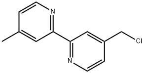 4-(Chloromethyl)-4'-methyl-2,2'-bipyridyl Structure