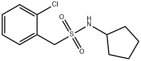 1-(2-chlorophenyl)-N-cyclopentylmethanesulfonamide|