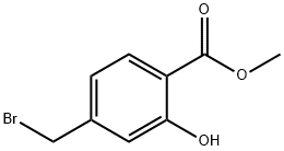 methyl 4-(bromomethyl)-2-hydroxybenzoate Struktur