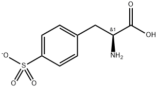 (S)-2-amino-3-(4-sulfophenyl)propanoic acid Structure
