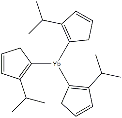 Tris(i-propylcyclopentadienyl)ytterbium (III), 97% (99.9%-Yb) (REO) Structure