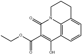 1-Hydroxy-3-oxo-6,7-dihydro-3H,5H-pyrido[3,2,1-ij]quinoline-2-carboxylic acid ethyl ester Structure