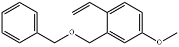 2-((Benzyloxy)methyl)-4-methoxy-1-vinylbenzene Structure