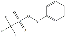 Benzenesulfenyl Triflate Structure