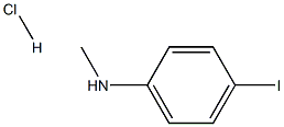 4-碘-N-甲基苯胺盐酸盐 结构式