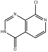 8-氯-3H,4H-吡啶并[3,4-D]嘧啶-4-酮 结构式