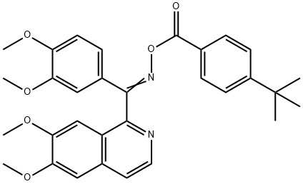 843622-68-4 (Z)-(6,7-dimethoxyisoquinolin-1-yl)(3,4-dimethoxyphenyl)methanone O-(4-(tert-butyl)benzoyl) oxime
