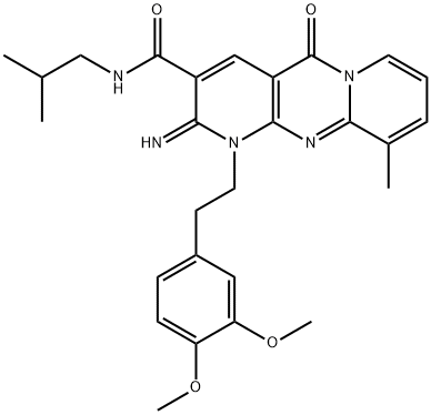843623-54-1 1-[2-(3,4-dimethoxyphenyl)ethyl]-2-imino-N-isobutyl-10-methyl-5-oxo-1,5-dihydro-2H-dipyrido[1,2-a:2,3-d]pyrimidine-3-carboxamide