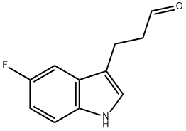 3-(5-fluoro-1H-indol-3-yl)propanal Structure