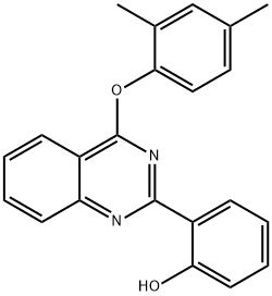 844446-69-1 2-[4-(2,4-dimethylphenoxy)quinazolin-1-ium-2-yl]phenolate