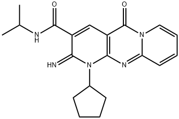 1-cyclopentyl-2-imino-N-isopropyl-5-oxo-1,5-dihydro-2H-dipyrido[1,2-a:2,3-d]pyrimidine-3-carboxamide|
