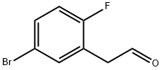 2-(5-Bromo-2-fluorophenyl)acetaldehyde Struktur