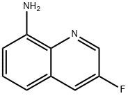 3-氟喹啉-8-胺 结构式