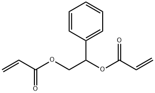 2-propenoic acid,1-phenyl-1,2-ethanediyl ester(9CI) 化学構造式