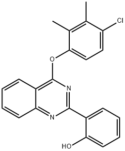 847377-82-6 2-[4-(4-chloro-2,3-dimethylphenoxy)quinazolin-1-ium-2-yl]phenolate