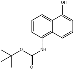 tert-butyl 5-hydroxynaphthalen-1-ylcarbamate Structure
