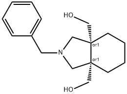 (2-benzyl-7a-hydroxymethyl-octahydro-isoindol-3a-yl)- methanol Structure