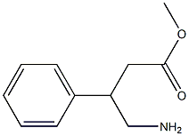 4-氨基-3-苯基丁酸甲酯, 84872-79-7, 结构式