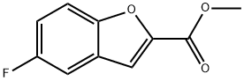 5-氟苯并呋喃-2-羧酸甲酯 结构式