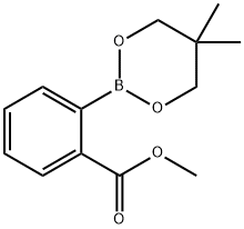 2-甲氧羰基苯硼酸新戊二醇酯 结构式