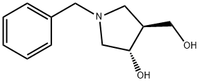 (3S,4S)-1-苄基-4-(羟甲基)吡咯烷-3-醇, 849935-80-4, 结构式