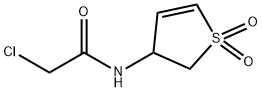 2-chloro-N-(1,1-dioxido-2,3-dihydrothiophen-3-yl)acetamide Struktur
