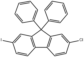 2-Chloro-7-iodo-9,9-diphenyl-9H-fluorene Structure